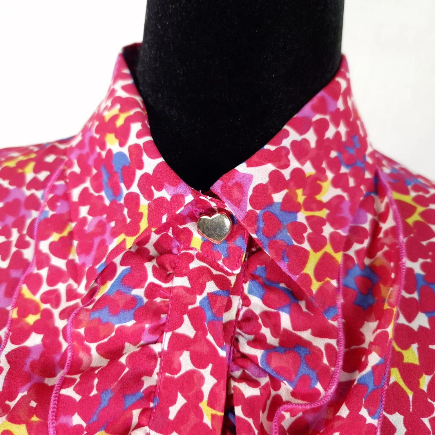 Ungaro camicia a cuori in seta - immagine 2