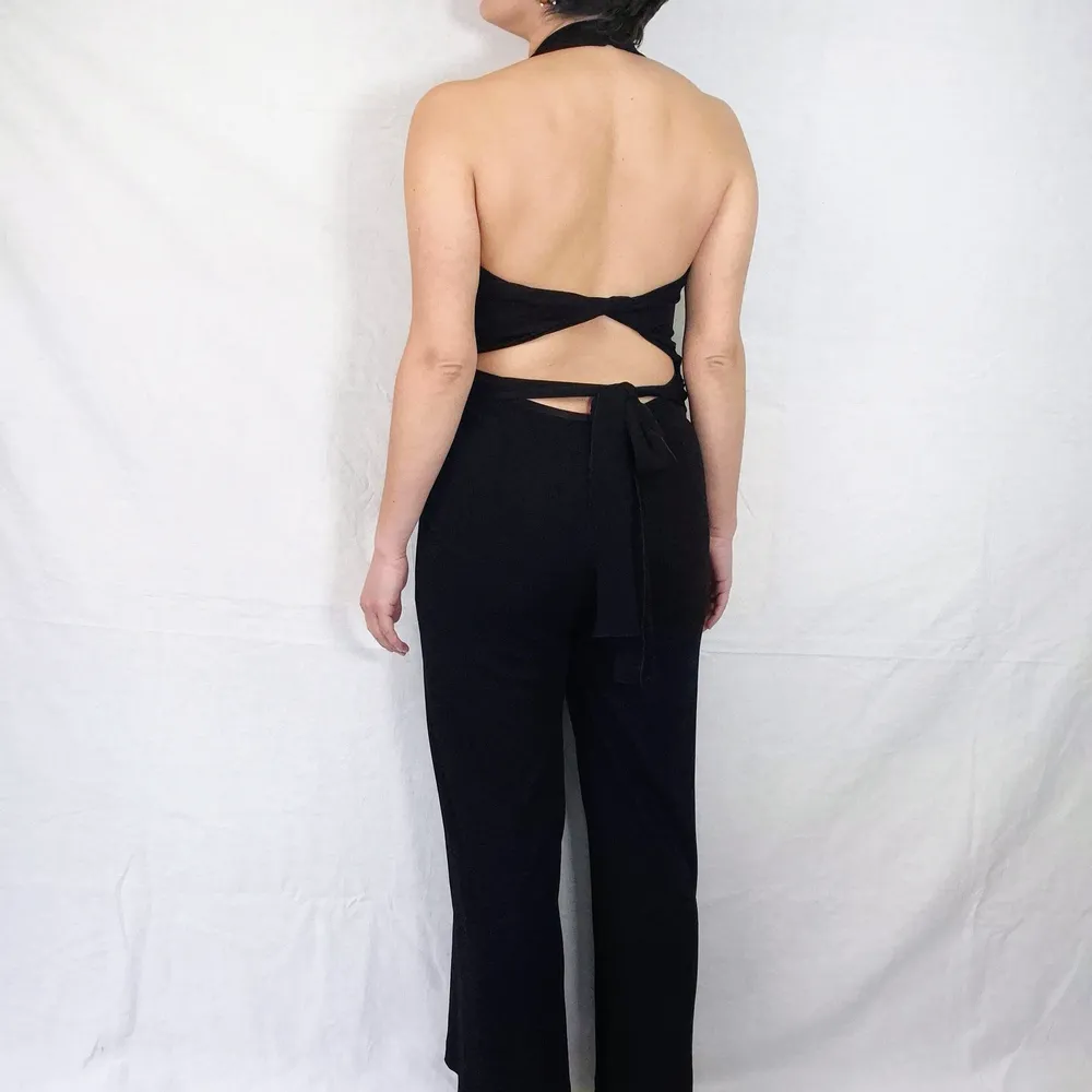 tuta nera Alberta Ferretti