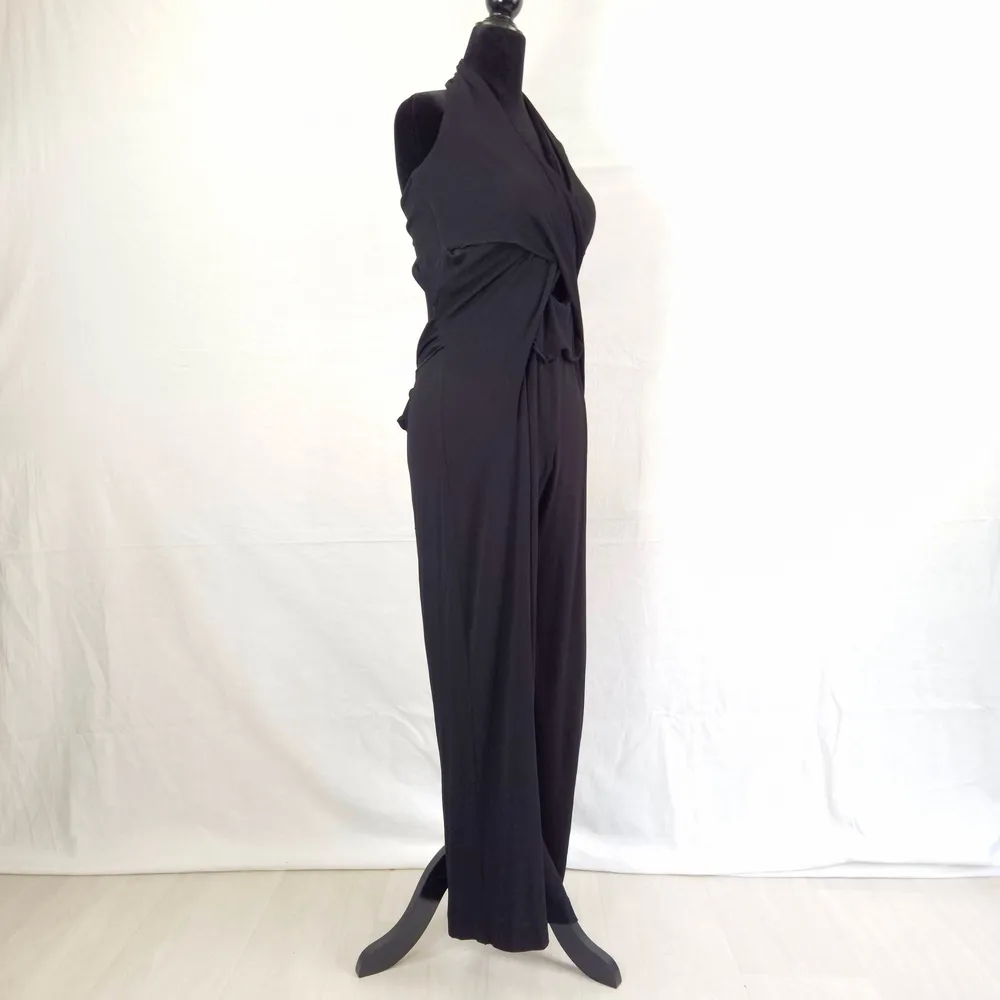 black jumpsuit