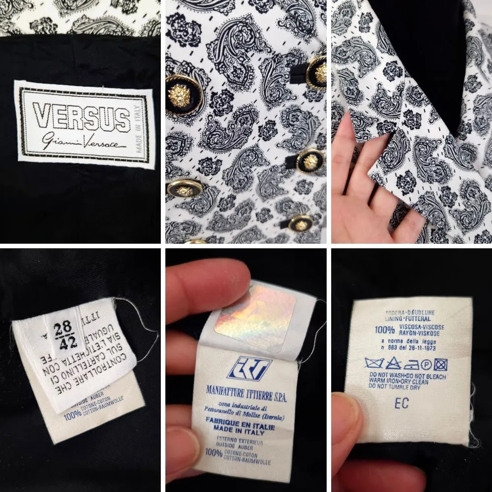 Versace label