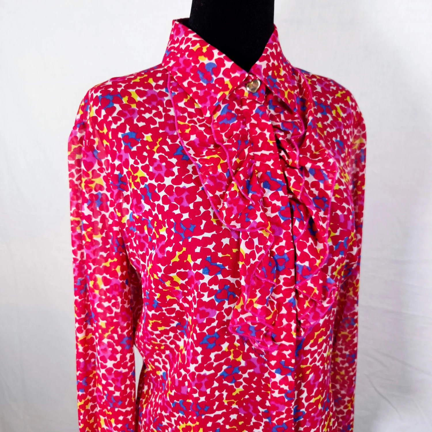 Ungaro camicia a cuori in seta - immagine 3