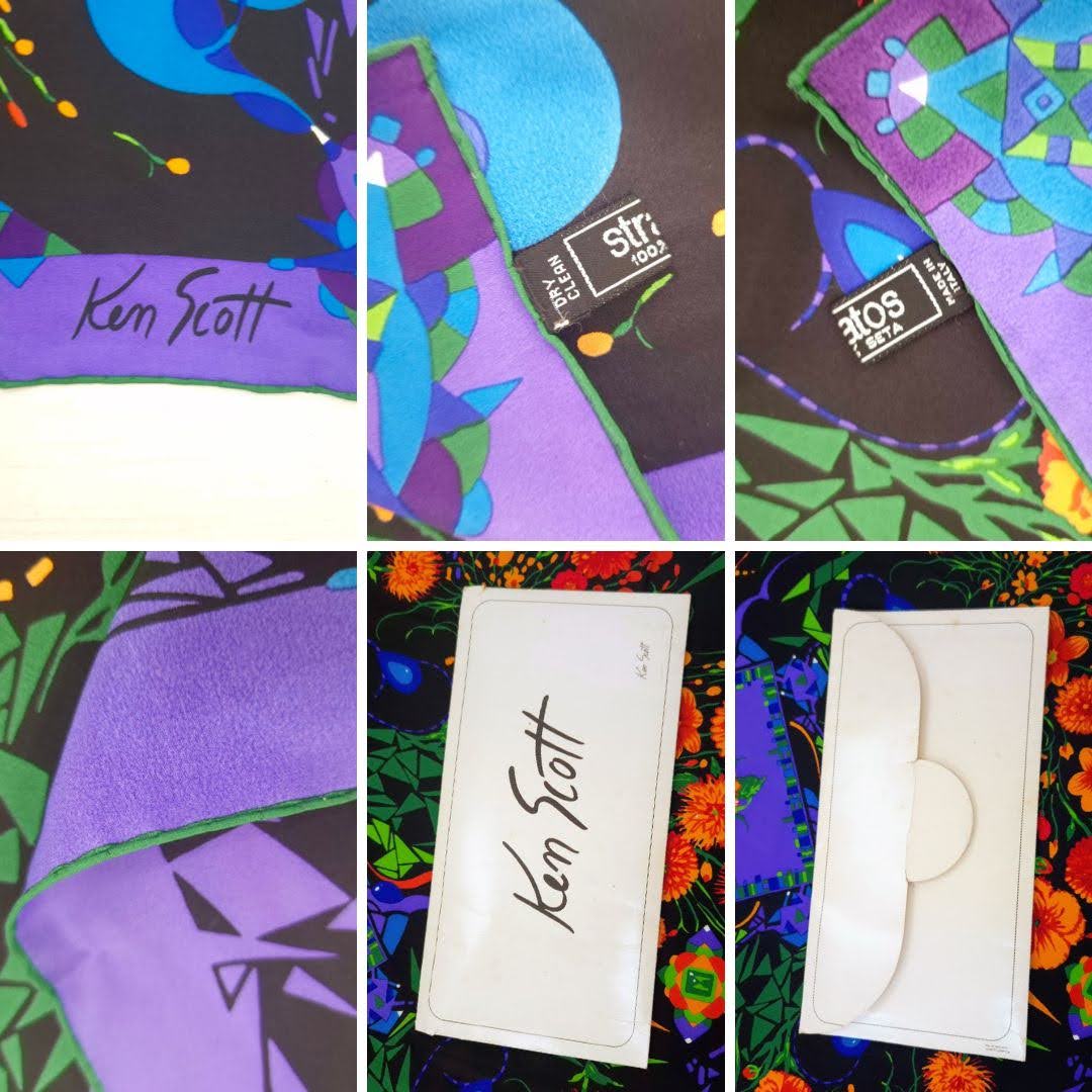 Ken Scott foulard vintage anni '80 - immagine 8