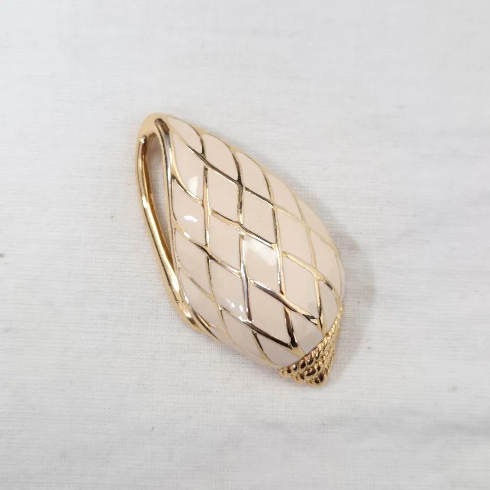shell brooch