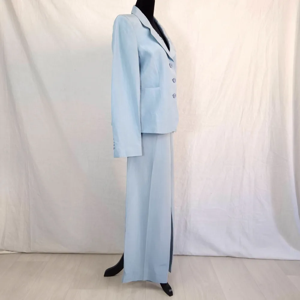 tailleur azzurro