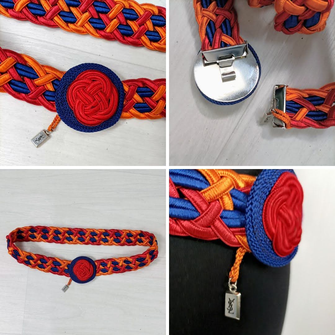 Cintura YSL intrecciata vintage - immagine 7