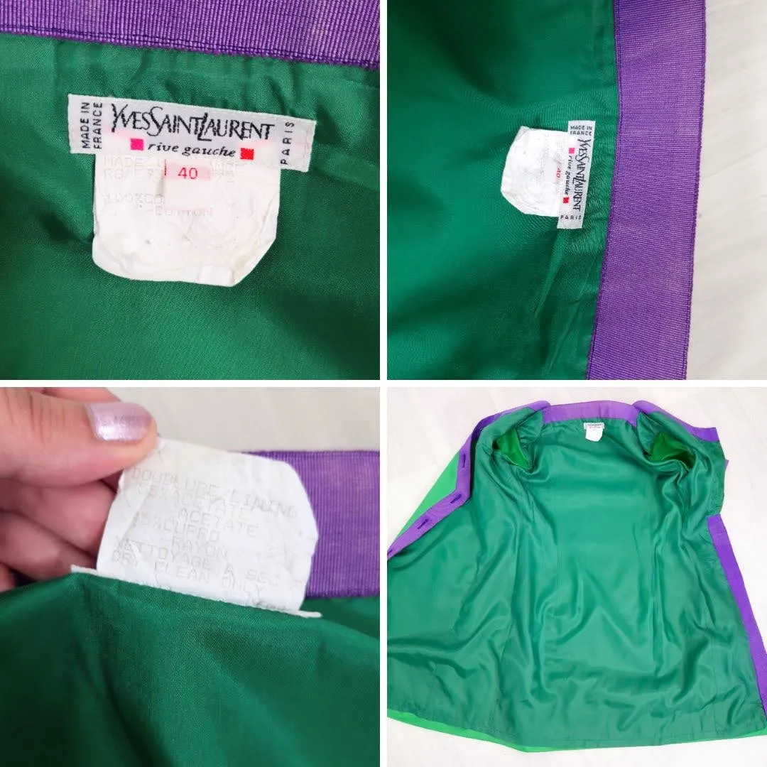 green dress YSL