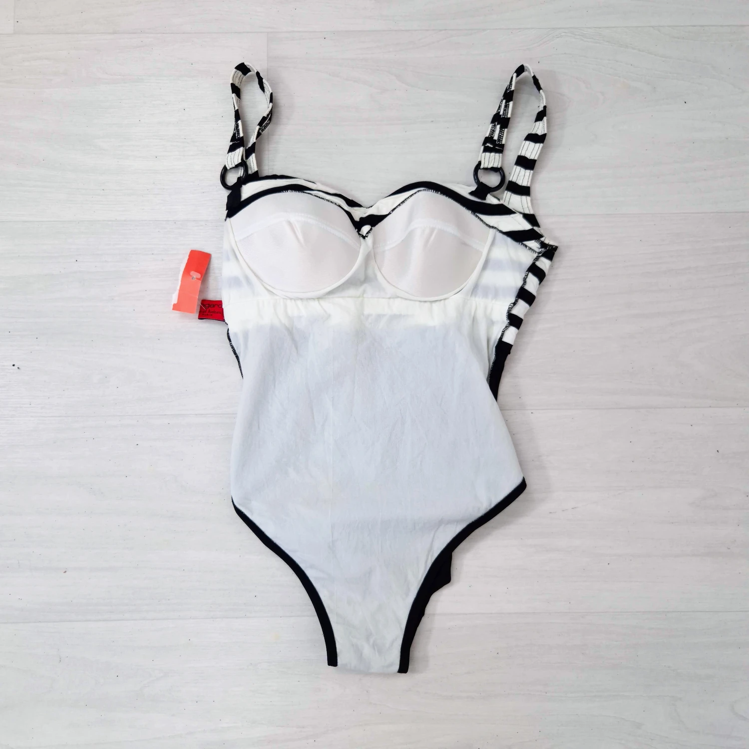 Ungaro costume bianco e nero a righe - immagine 4