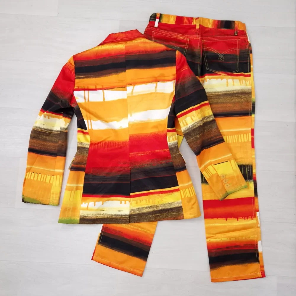 Moschino Jeans tailleur effetto pittura