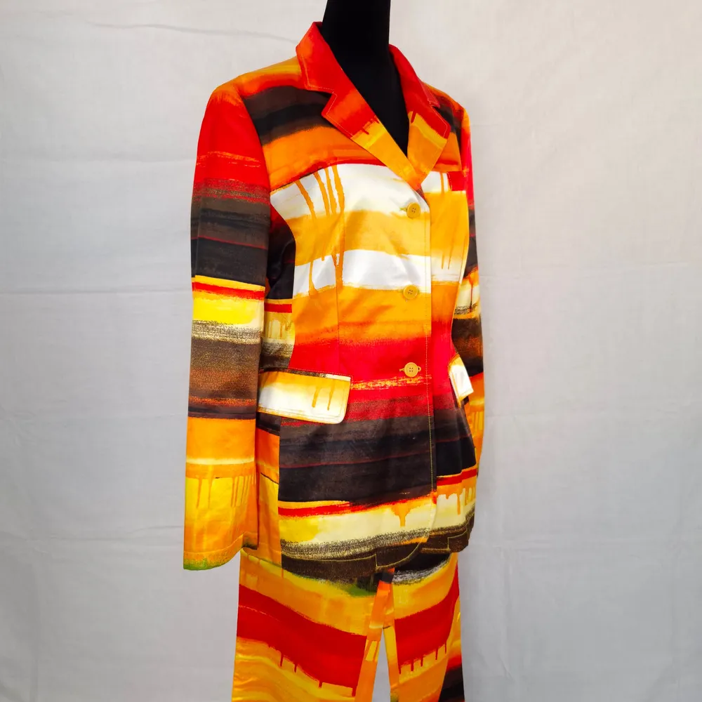 tailleur multicolore moschino