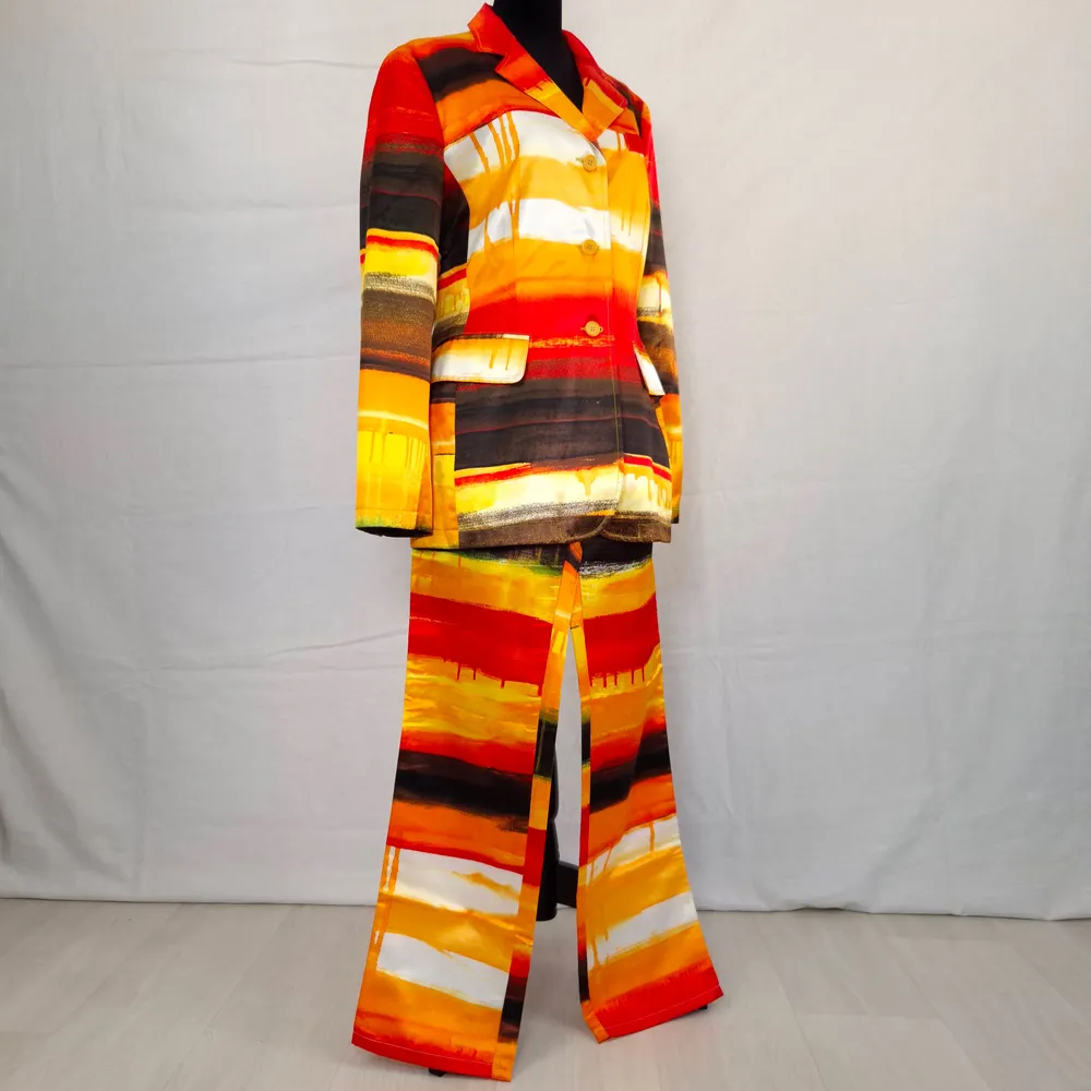 multicolor suit