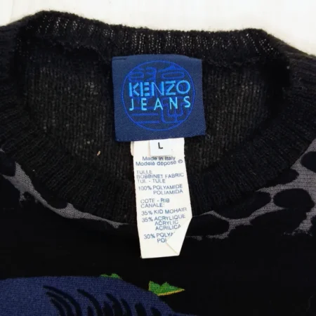 Kenzo maglione con geishe fine anni 90