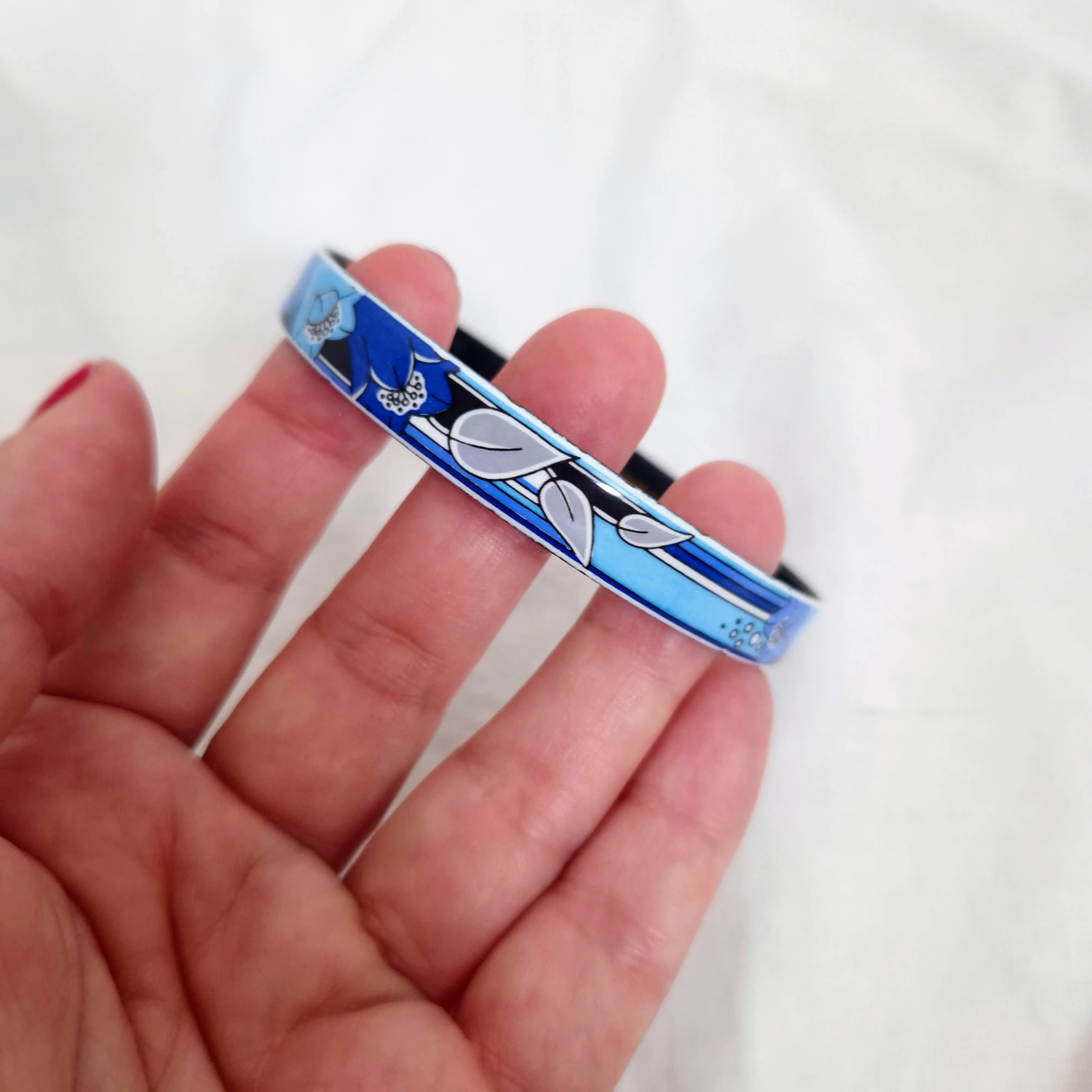 enameled metal bracelet