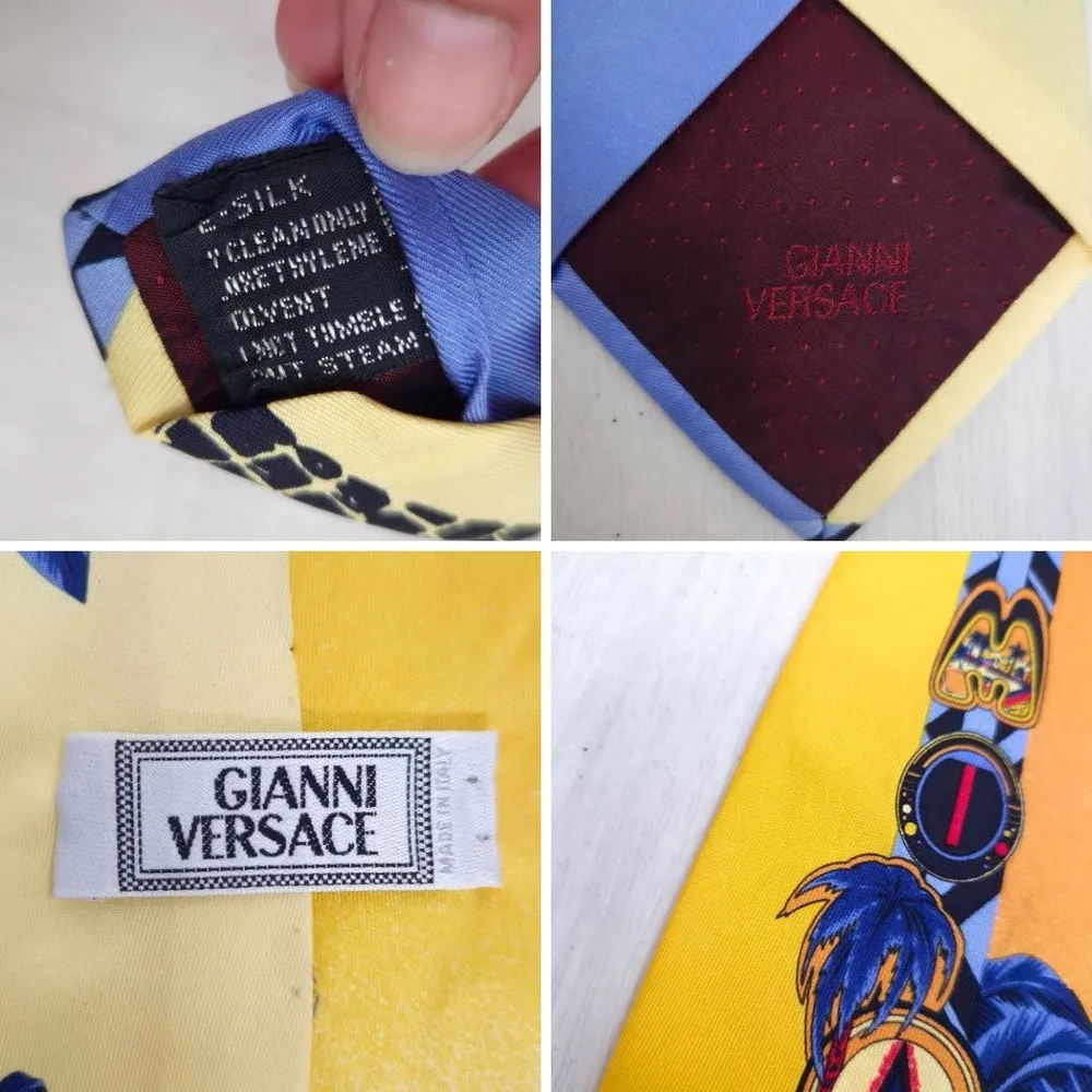 cravatta vintage gianni versace