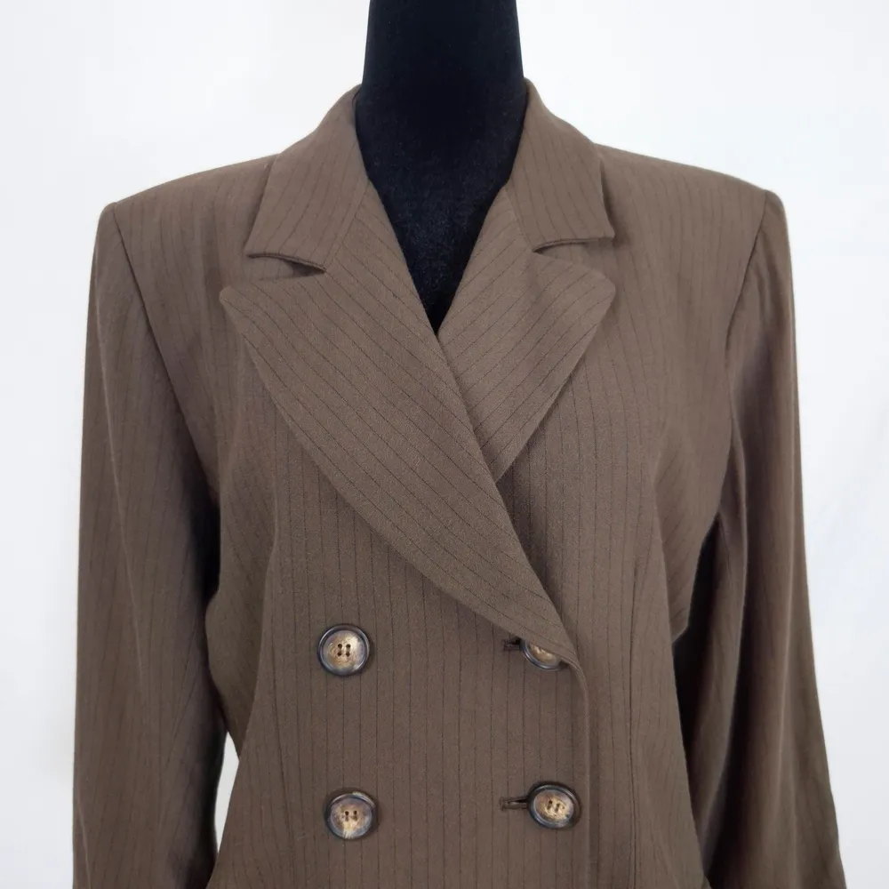 giacca gessata vintage