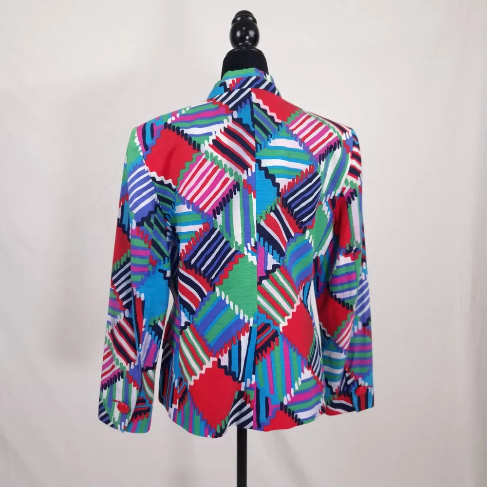 YSL Variation giacca multicolore 1990s
