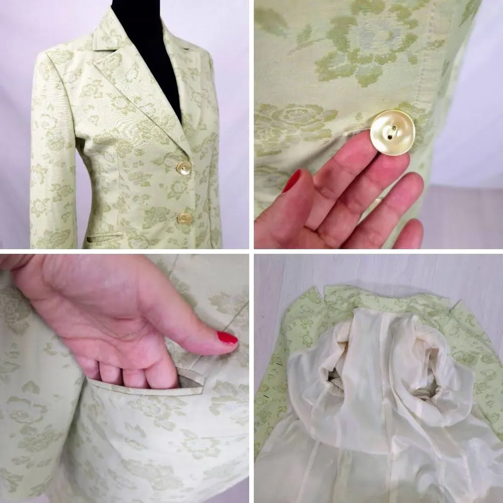 green coat