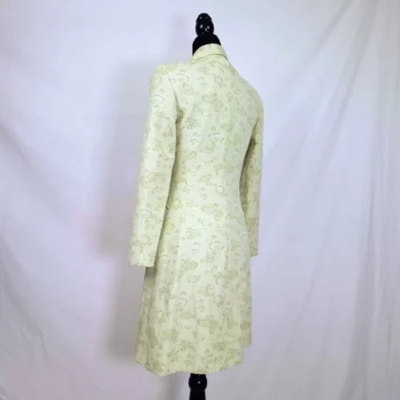 Spolverino verde sartoriale anni '60