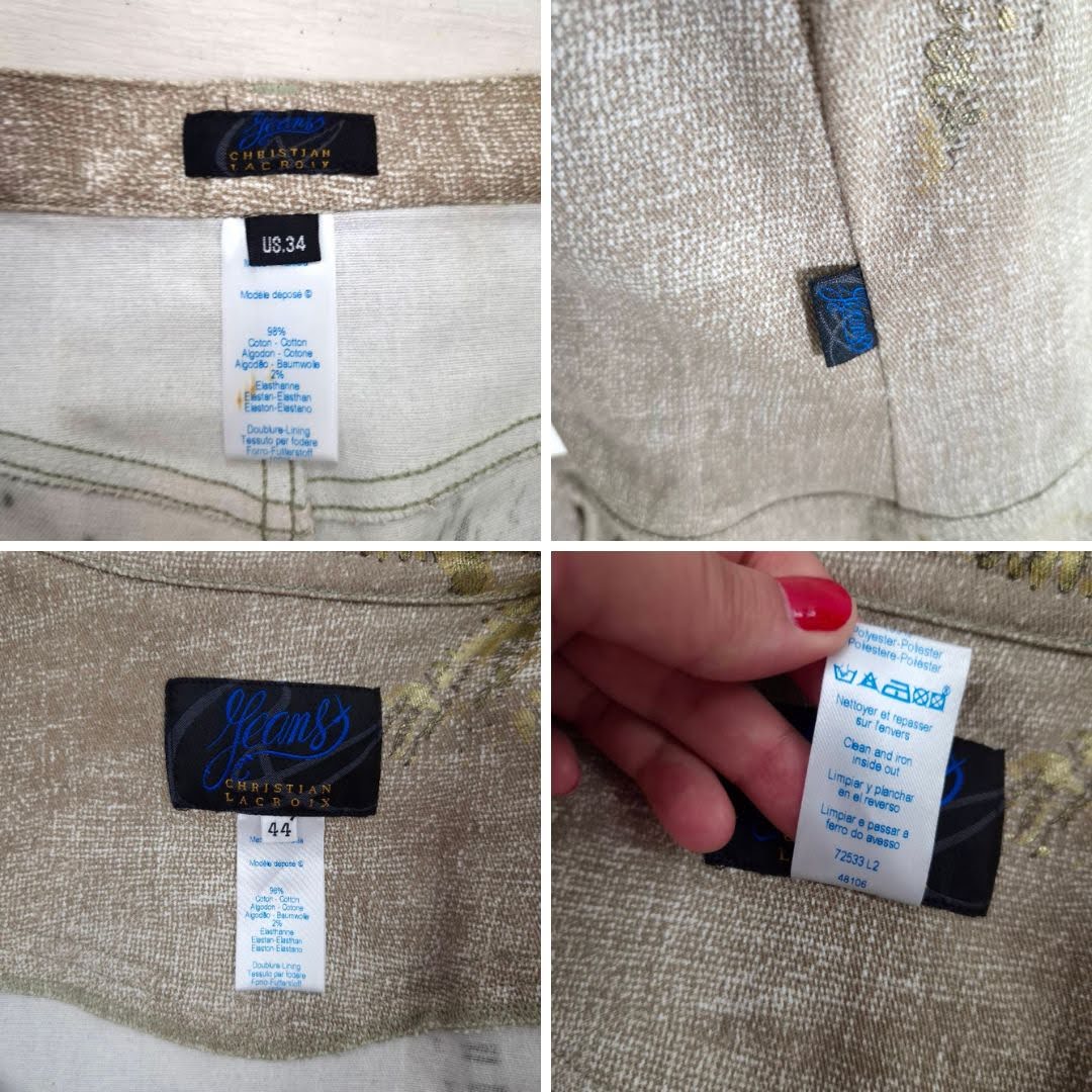 christian lacroix jeans