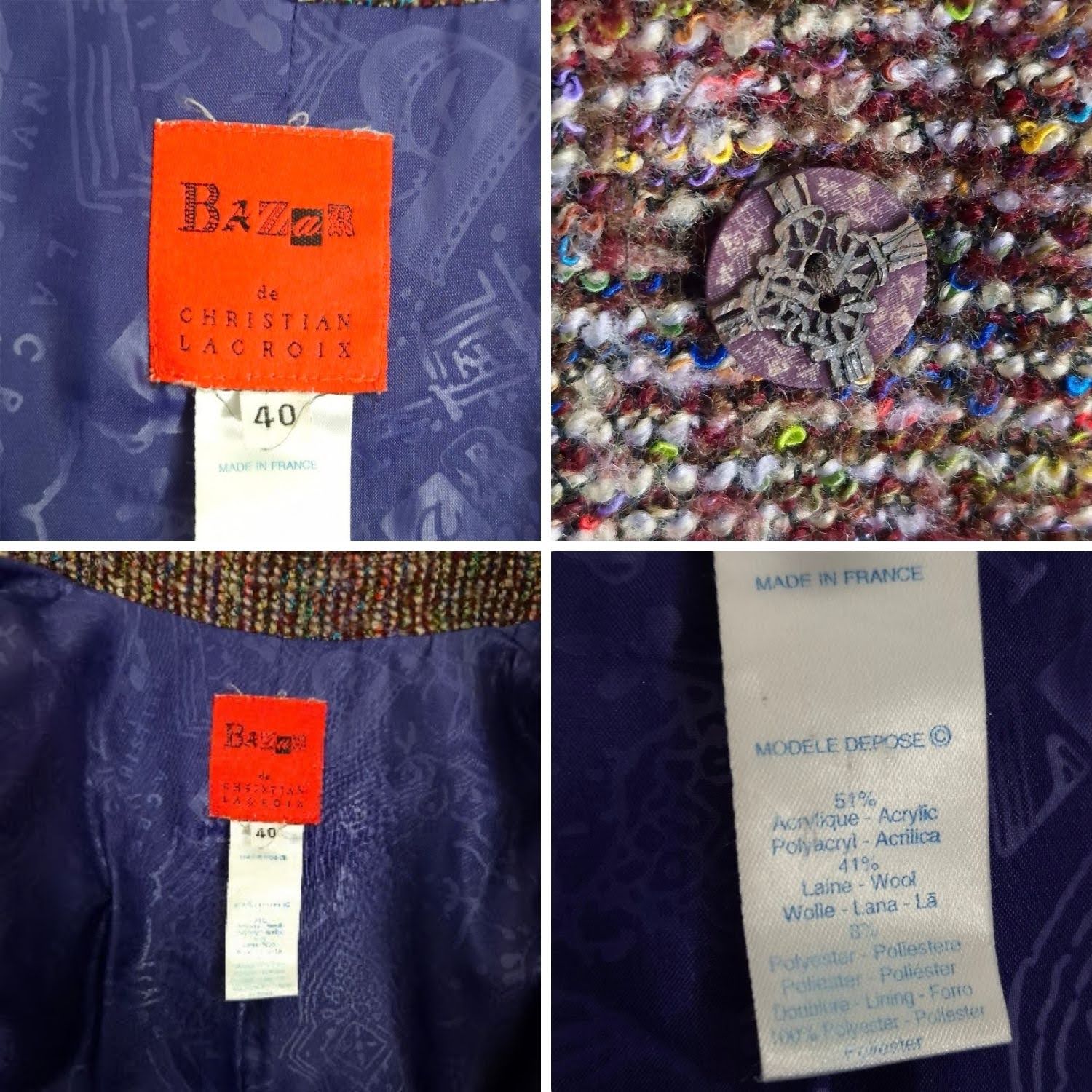 Cappotto Lacroix vintage anni '90 - immagine 8