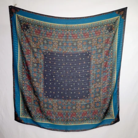 Emanuel Ungaro maxi foulard boho chic vintage anni '80