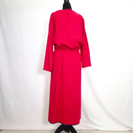 Vestito rosso Pierre Cardin Paris 1970s