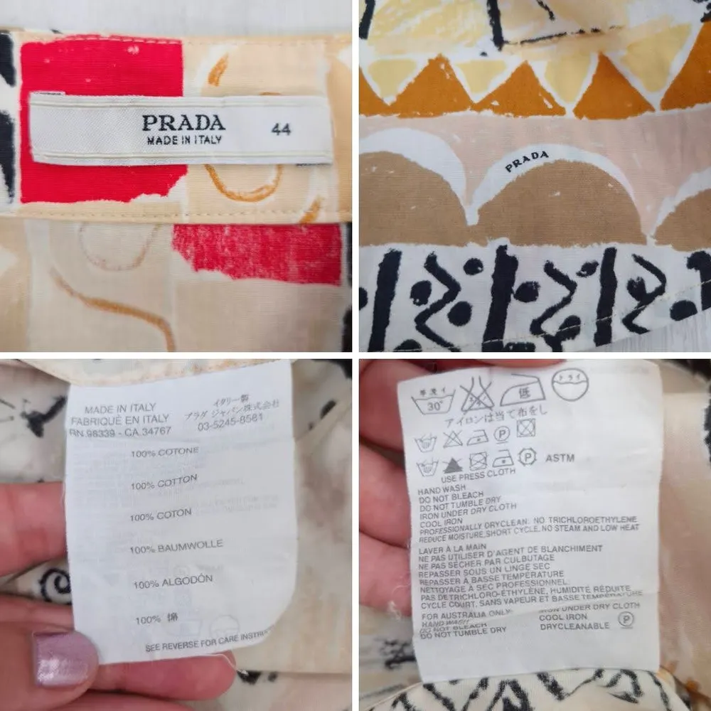 prada label