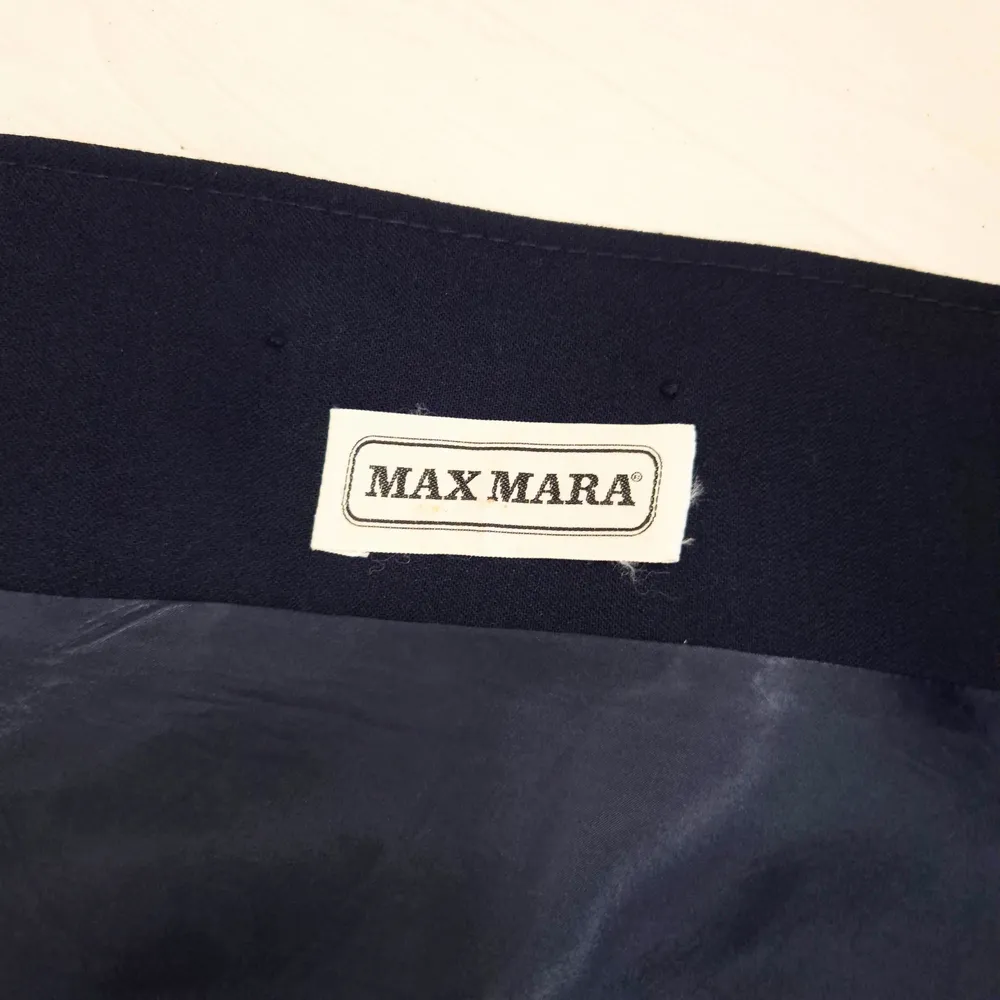 Max Mara cappotto blu vintage anni '60