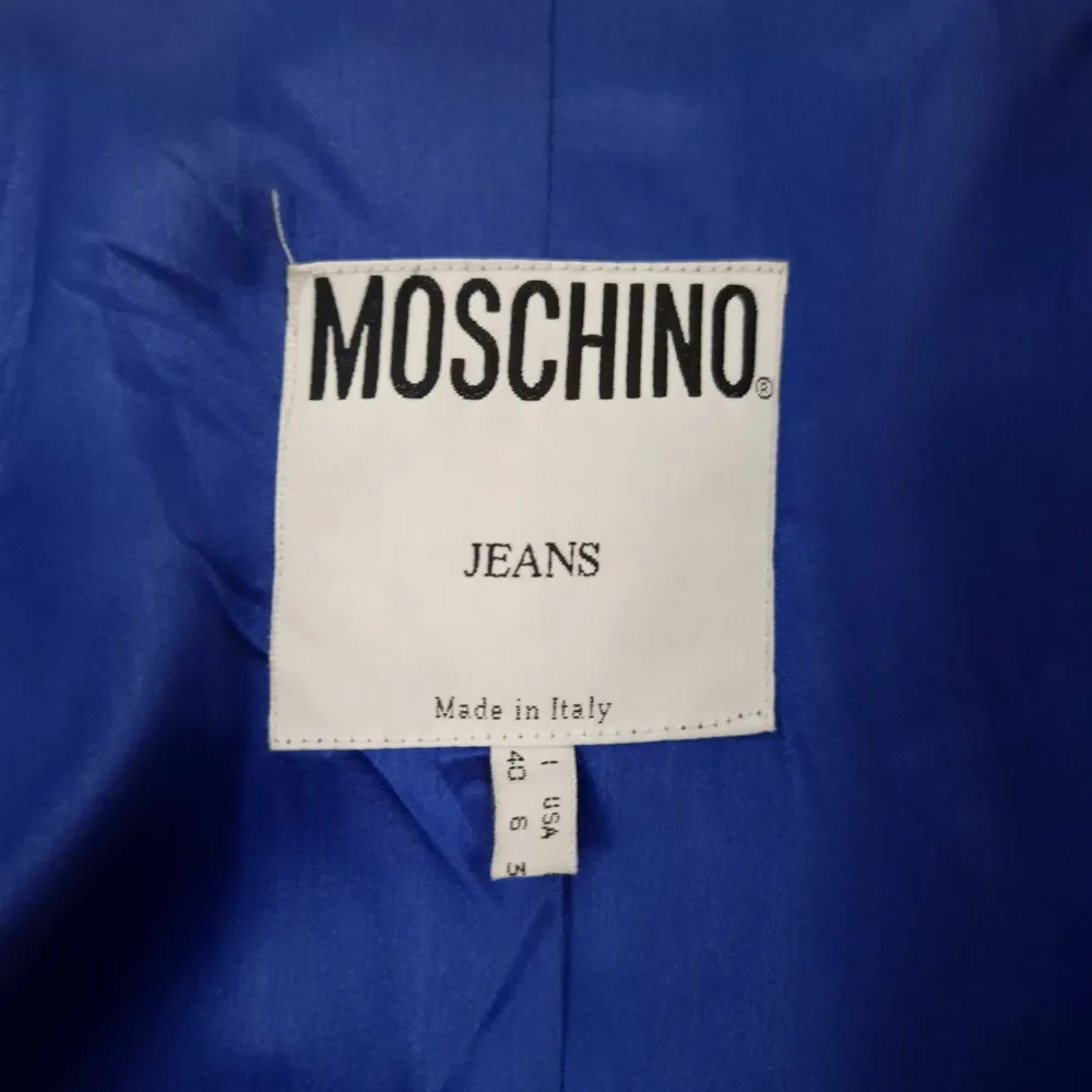 Moschino Jeans cappotto grigio scuro 1990s