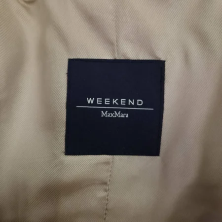 Max Mara Weekend cappotto in lana beige
