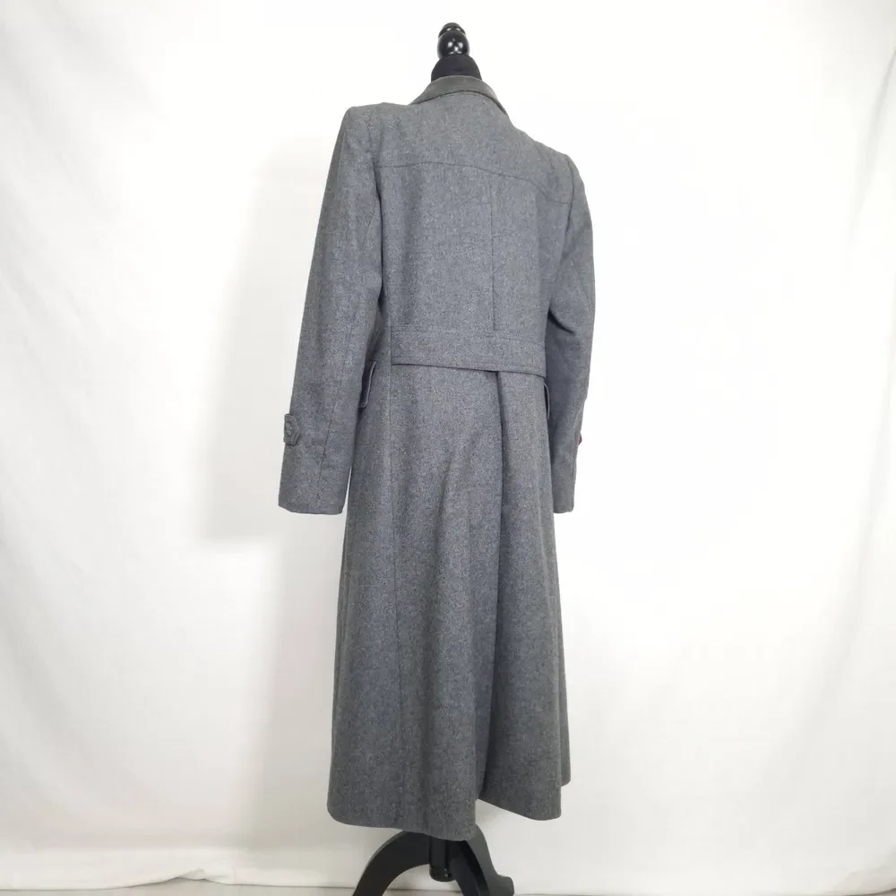 vintage grey coat