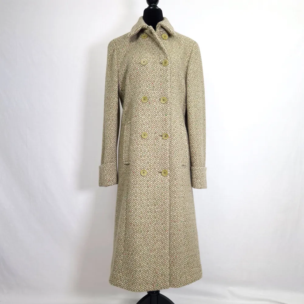 cappotto verde doppiopetto