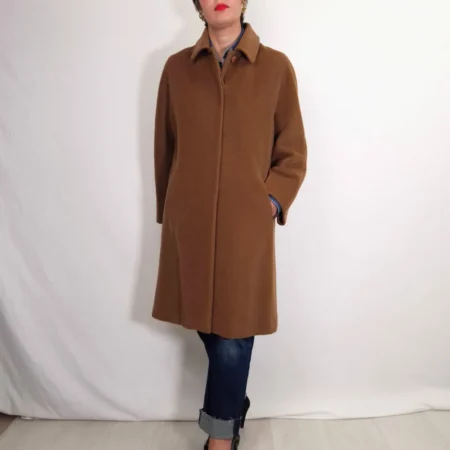 cappotto marrone tabacco
