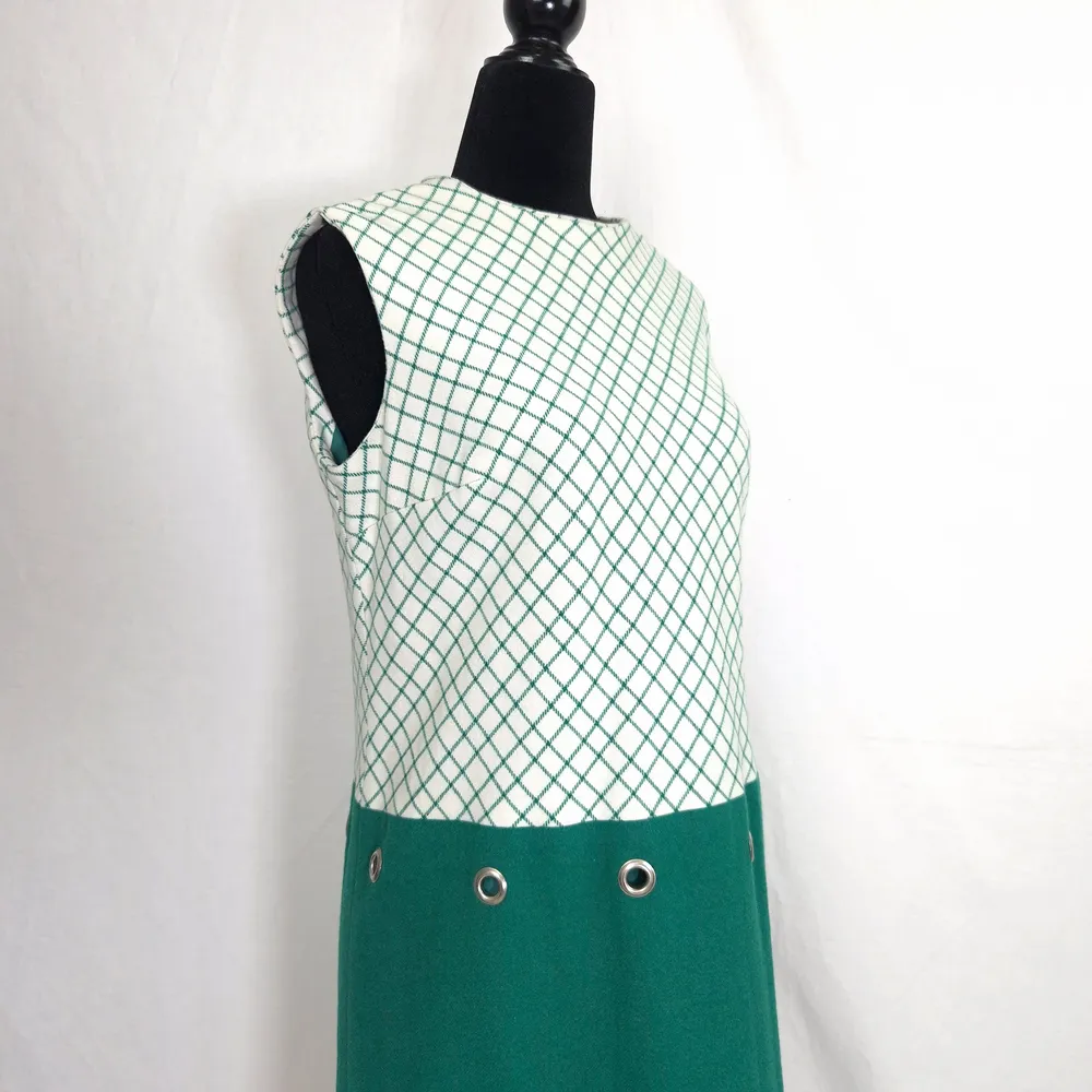 abito verde vintage