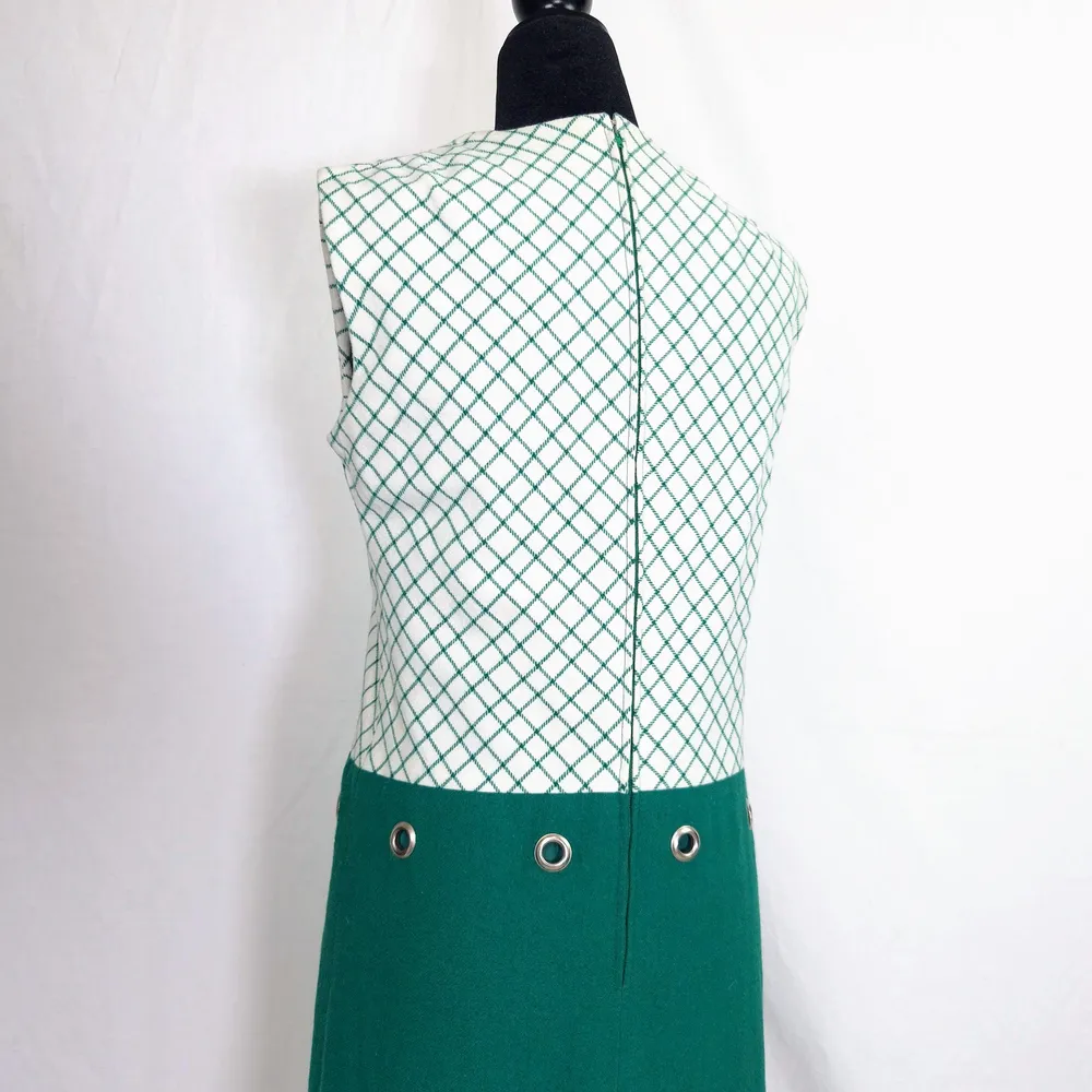 vestito verde vintage