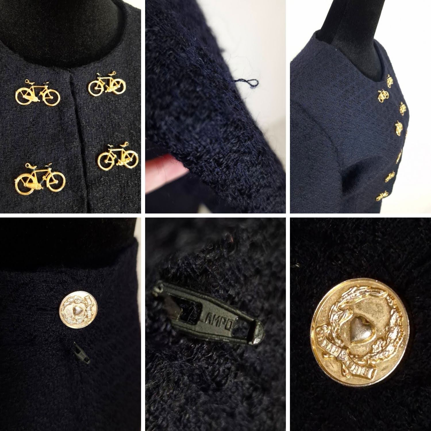 Moschino Cheap and Chic tailleur con bottoni a forma di biciclette - immagine 12