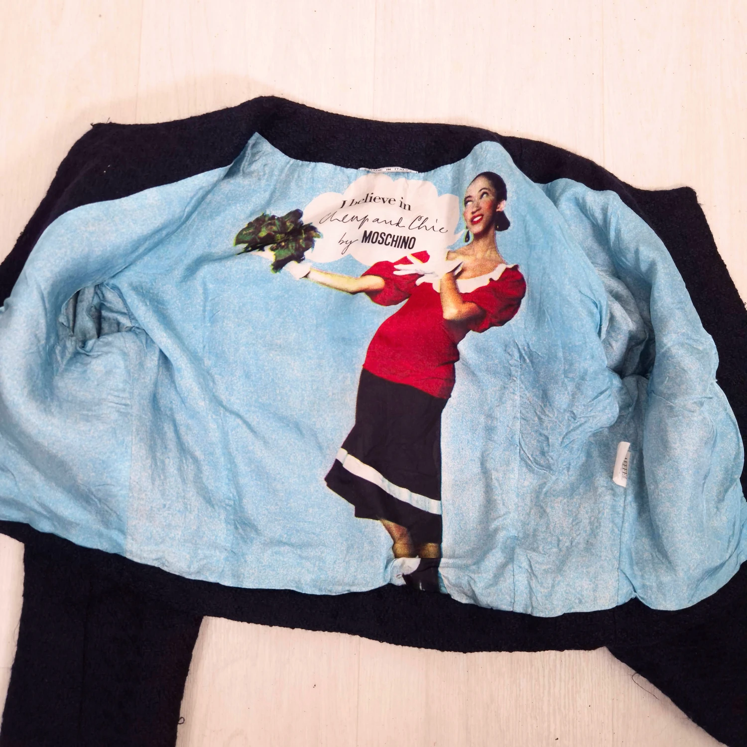 Moschino Cheap and Chic tailleur con bottoni a forma di biciclette - immagine 8