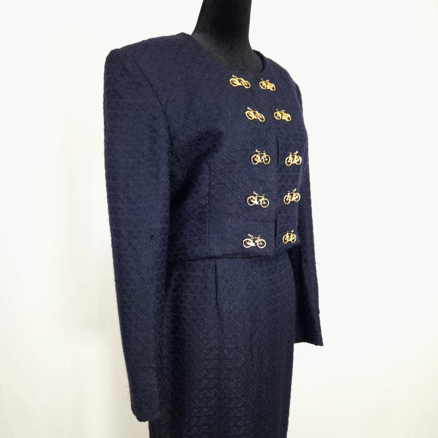 Moschino Cheap and Chic tailleur con bottoni a forma di biciclette - immagine 3