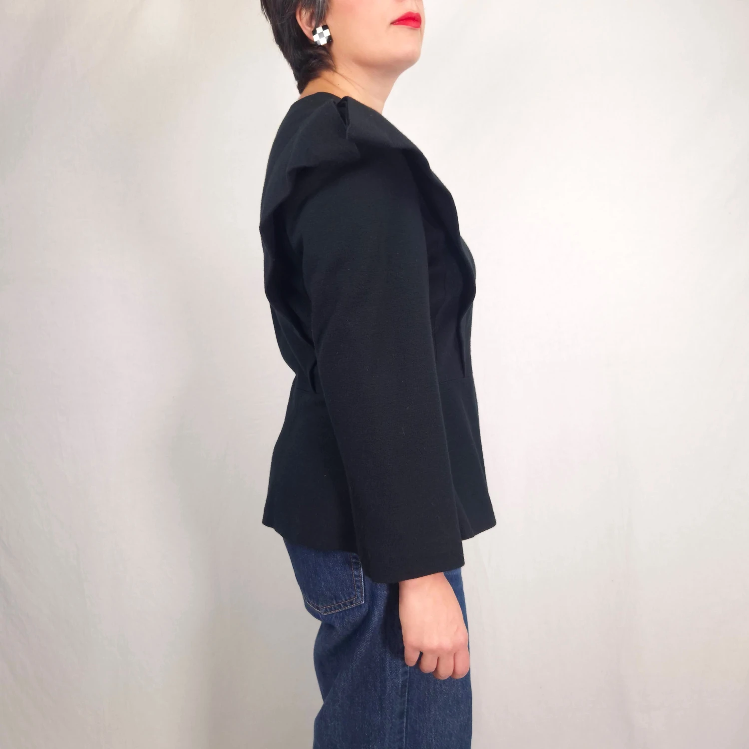 Pierre Cardin space age giacca strutturata anni '70 - immagine 6