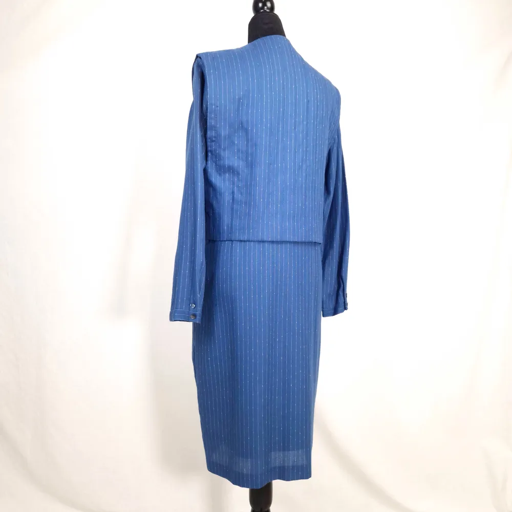 Vestito sartoriale con gilet abbinato anni '60