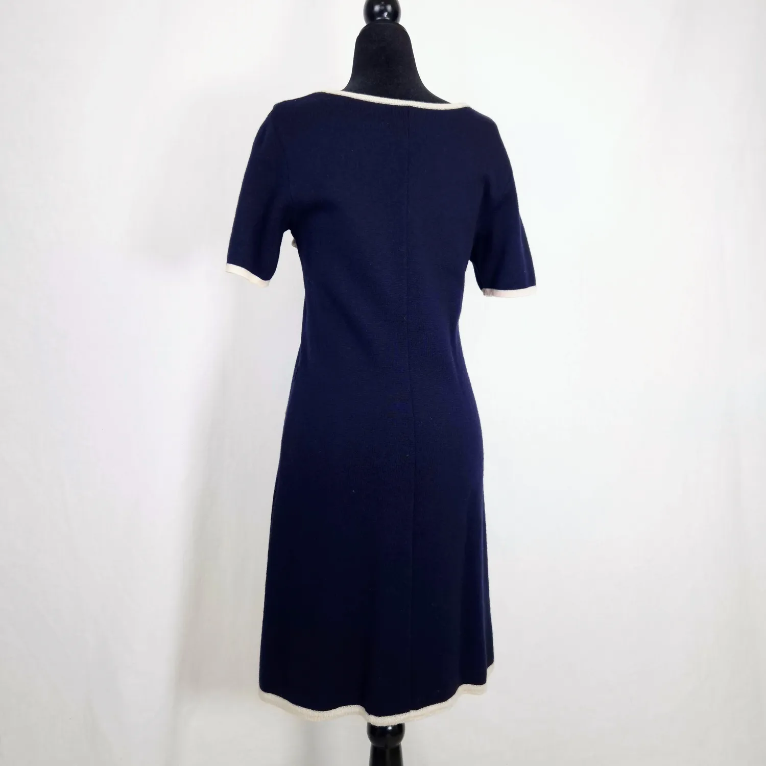 Vintage 70s abito blu navy