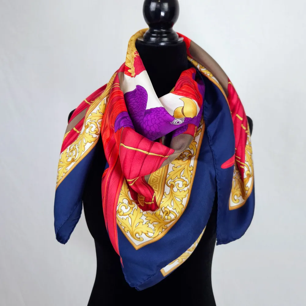 foulard seta vintage