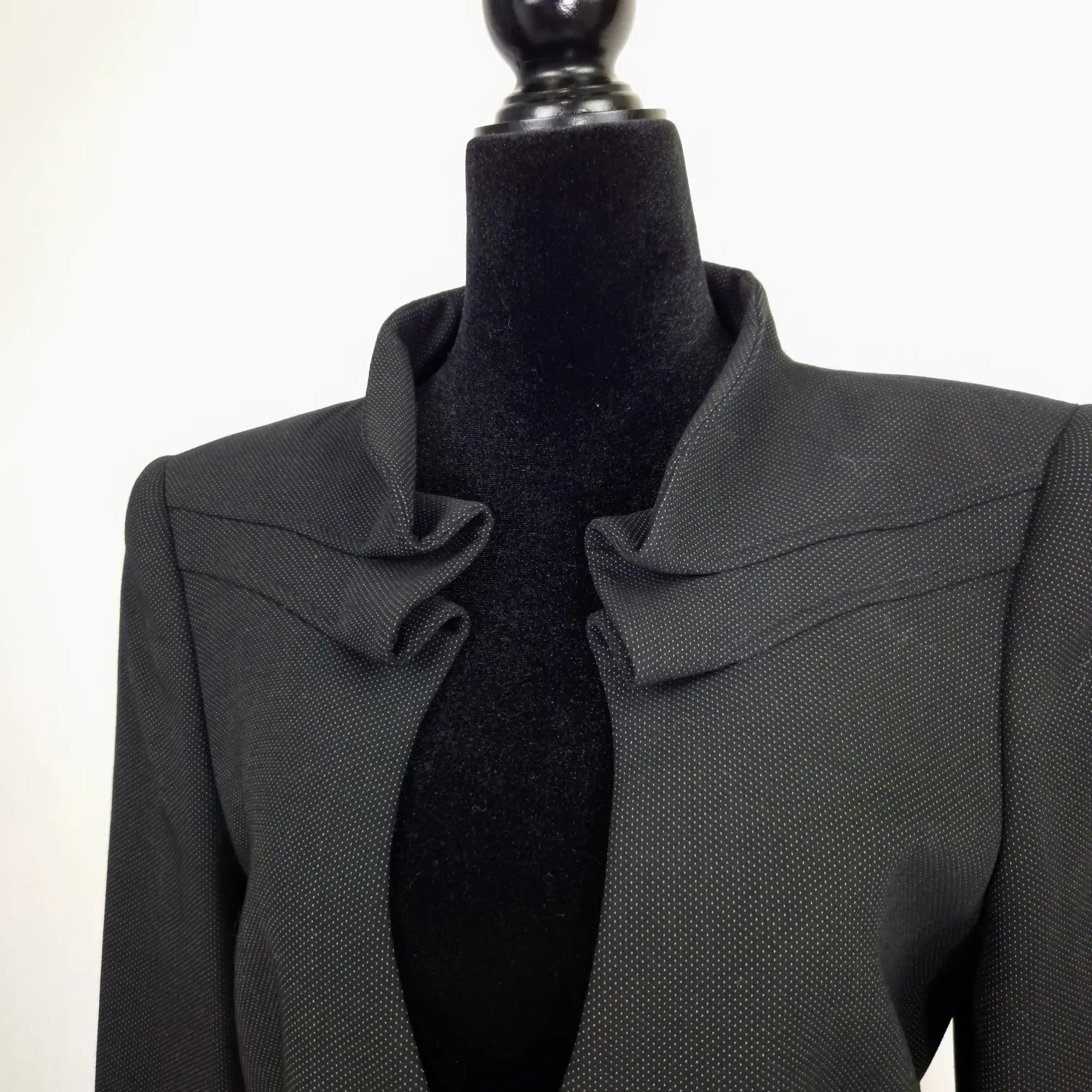Giorgio Armani giacca con collo arricciato - immagine 7