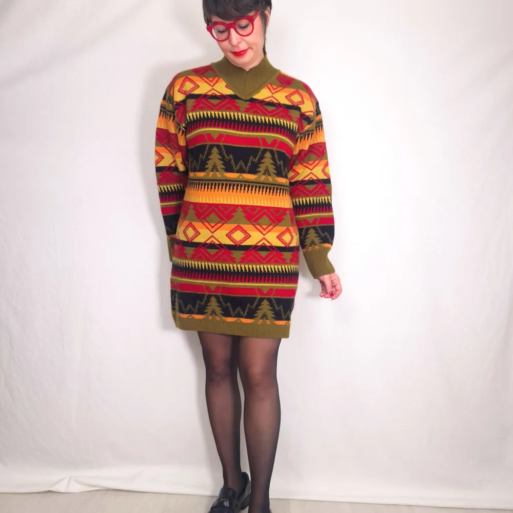 Byblos maglione fantasia anni '80 - immagine 5