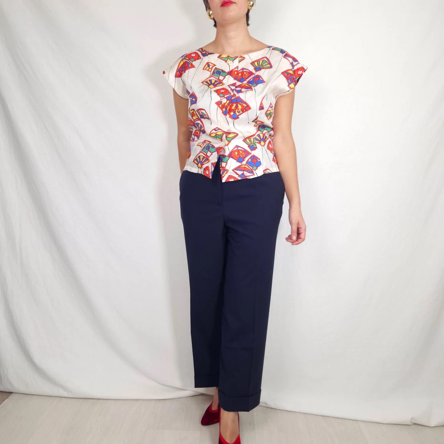 Jil Sander pantaloni blu scuro - immagine 2
